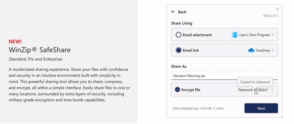 WinZip SafeShare