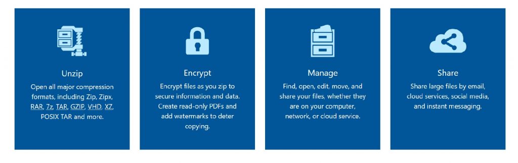 winzip 27 standard features