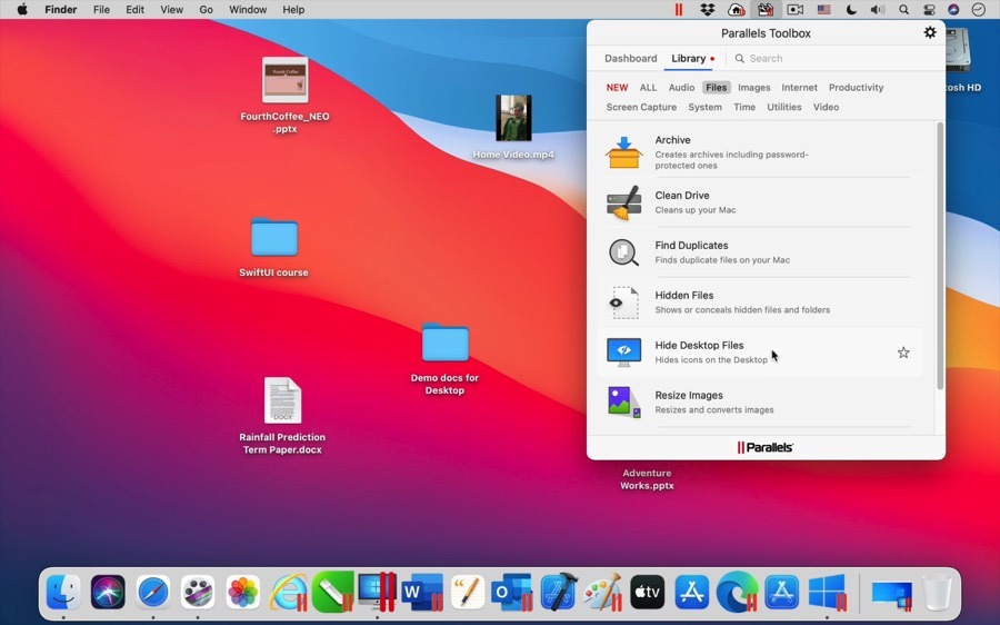 Parallels Toolbox – All in One Solution with Over 40 Tools For Mac OS & Windows
