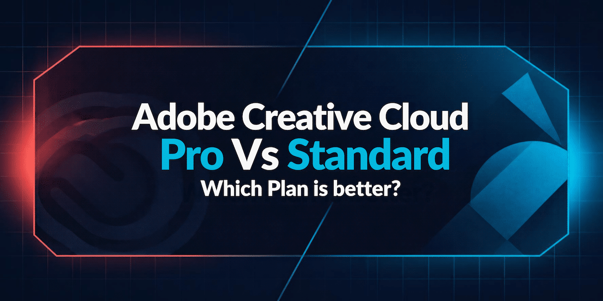 Adobe Creative Cloud Pro Vs Standard Plan
